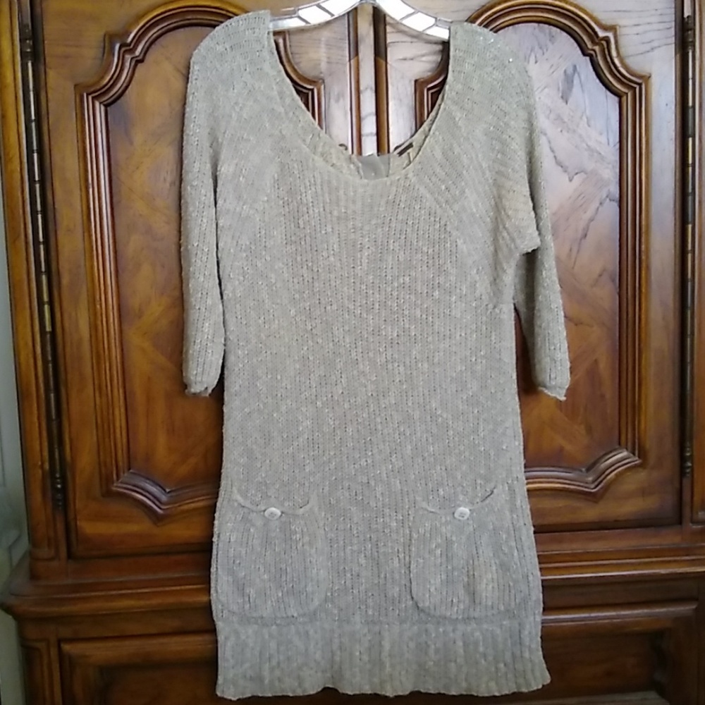 Free People Cotton Acrylic sweater dress, Small